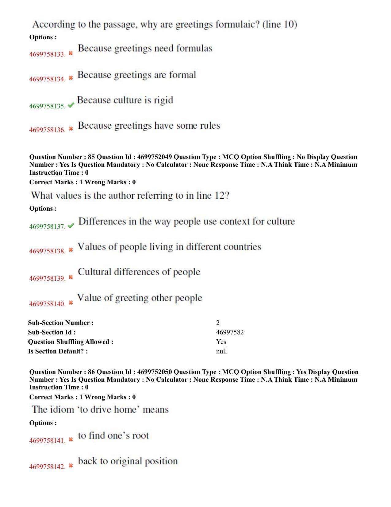 TS EDCET: 18th May 2023 Shift 3 (URDU) Question Paper and Answer Key - Page 48