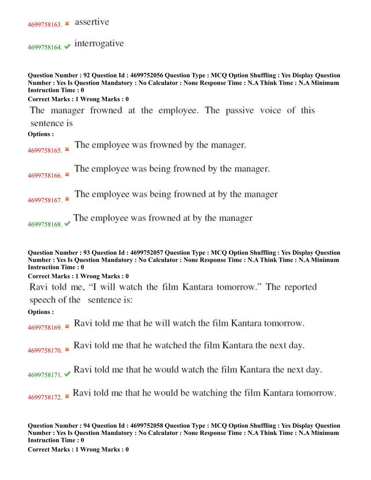 TS EDCET: 18th May 2023 Shift 3 (URDU) Question Paper and Answer Key - Page 51