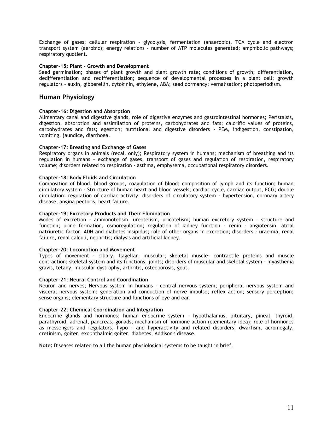 AMU Entrance Exam: B.Sc. (Hons) Syllabus - Page 11
