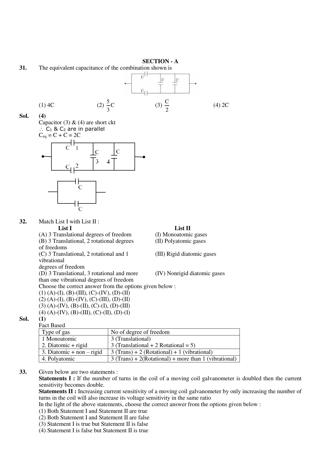 JEE Mains 2023: 10th April 2023 Shift-1 (Morning) Question Paper With Solution (April, Session-2)) - Page 21