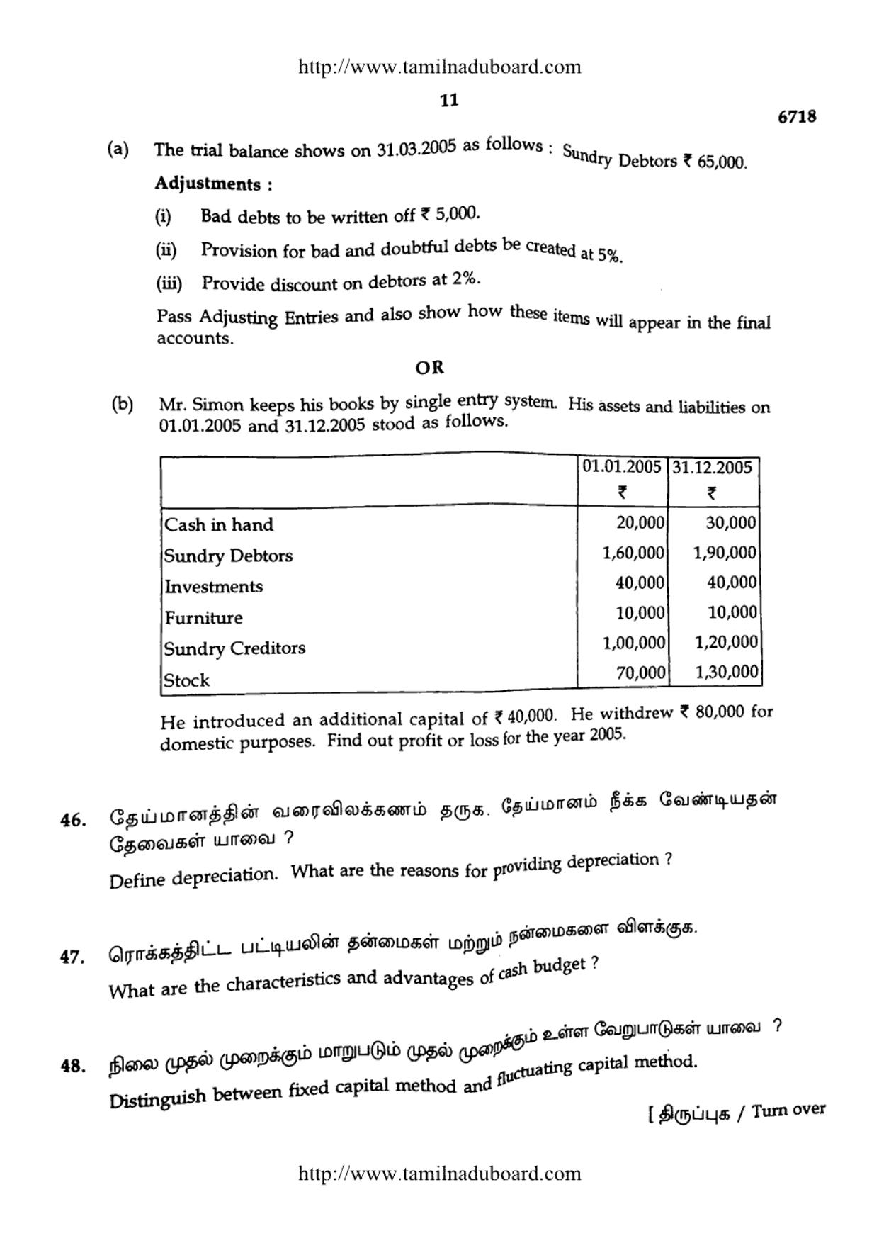 TN Class 12 Accountancy Question Papers 2017 - Page 11