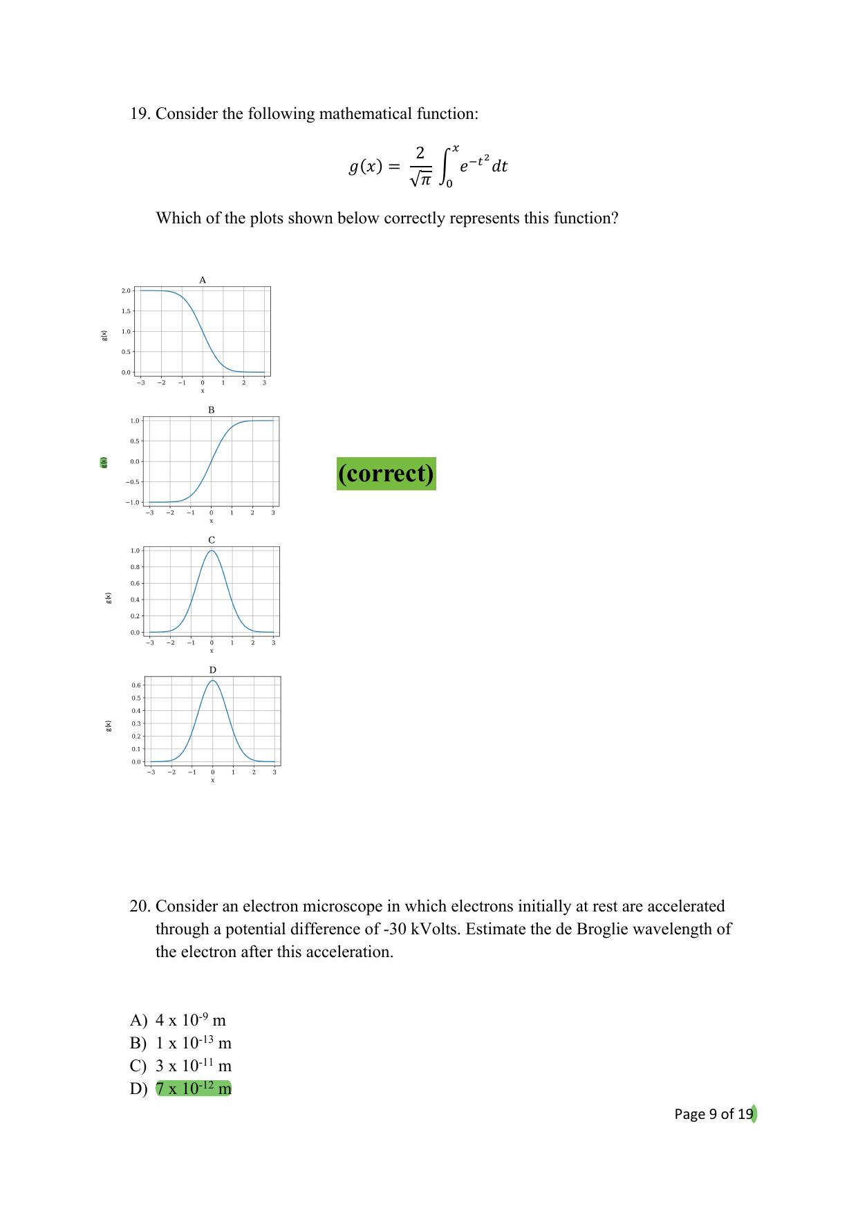 TIFR GS 2024 Chemistry Question Paper - Page 9