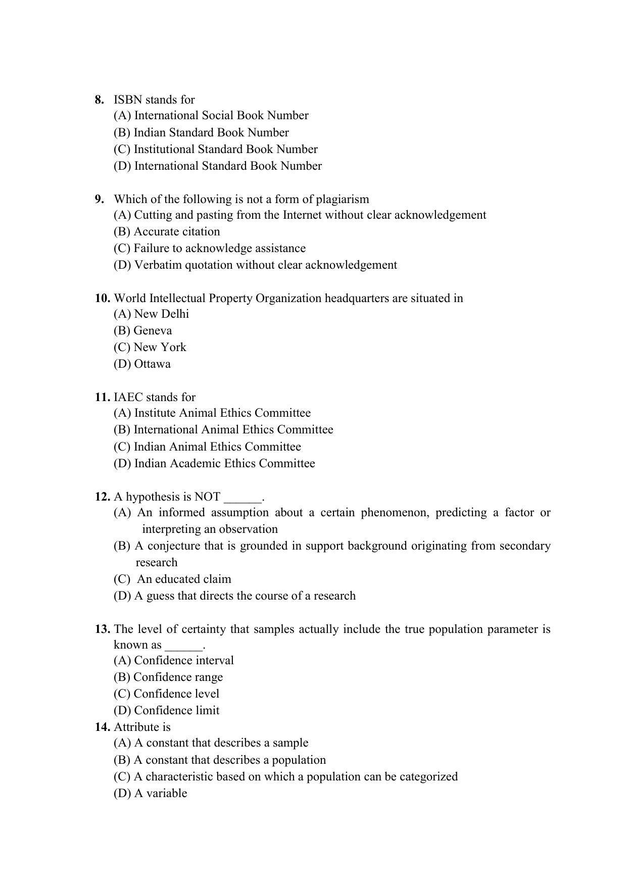 PU MPET Anthropology 2022 Question Papers - Page 12