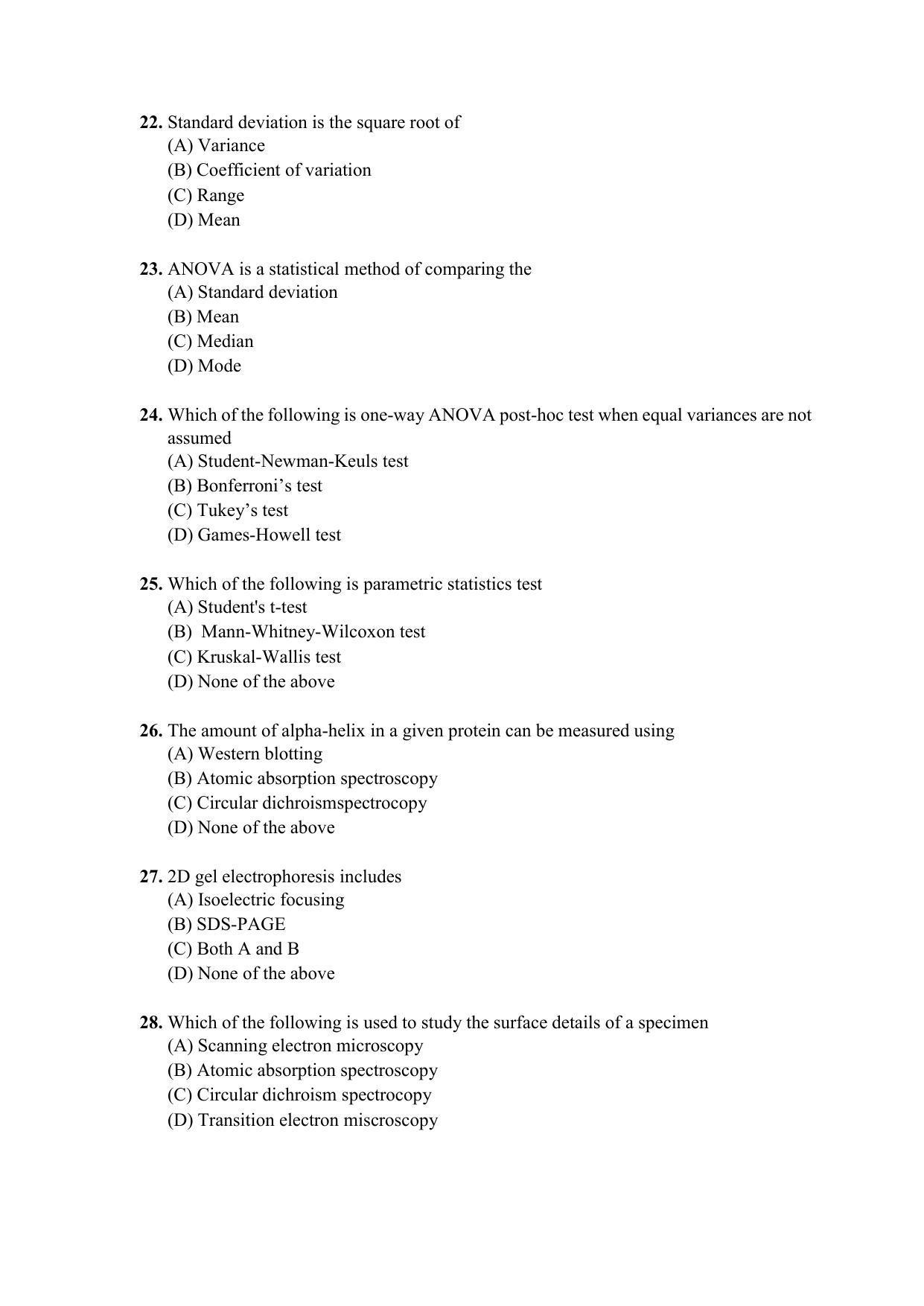 PU MPET Anthropology 2022 Question Papers - Page 14