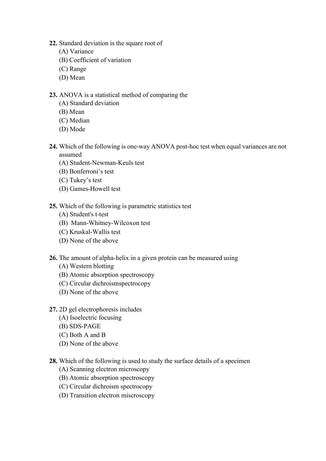 PU MPET Anthropology 2022 Question Papers - Page 14
