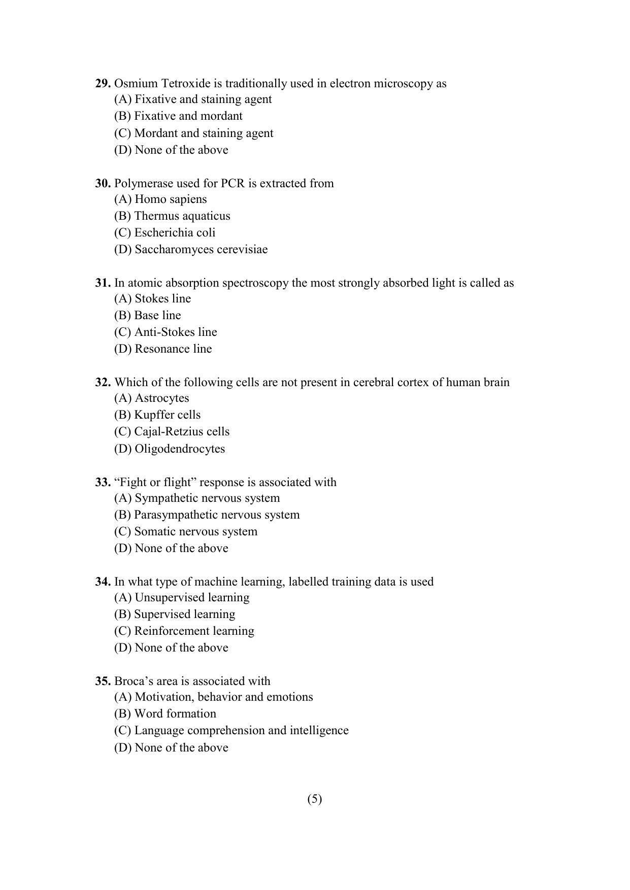 PU MPET Anthropology 2022 Question Papers - Page 15