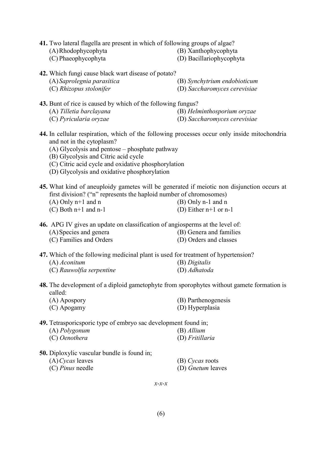 PU MPET Anthropology 2022 Question Papers - Page 23