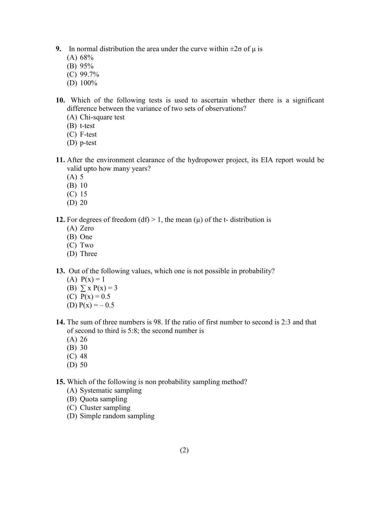 PU MPET Anthropology 2022 Question Papers - Page 25