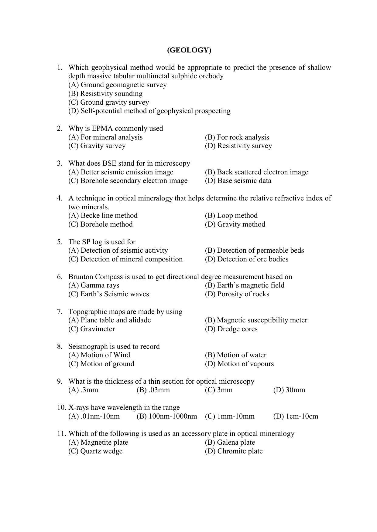 PU MPET Anthropology 2022 Question Papers - Page 31