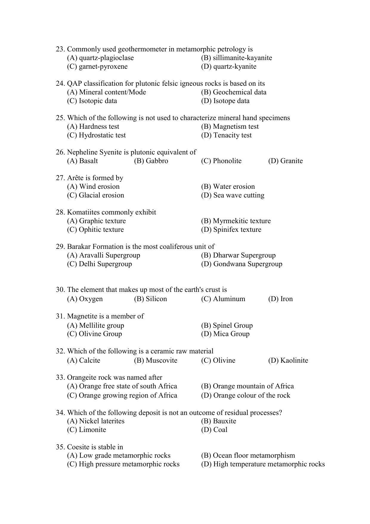 PU MPET Anthropology 2022 Question Papers - Page 33