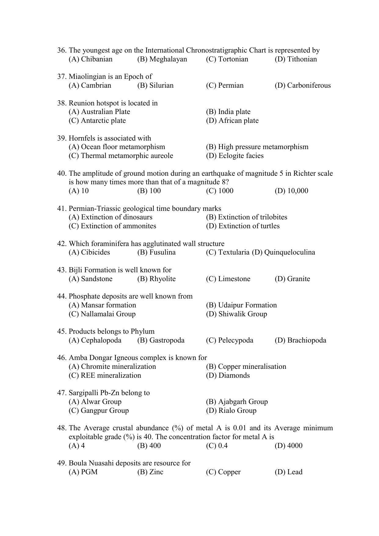 PU MPET Anthropology 2022 Question Papers - Page 34