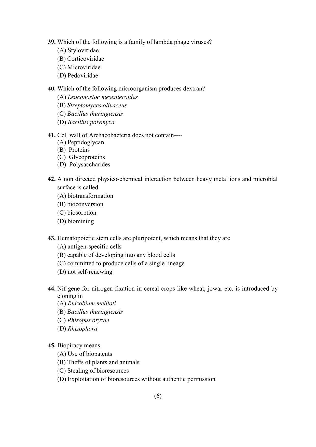 PU MPET Anthropology 2022 Question Papers - Page 47
