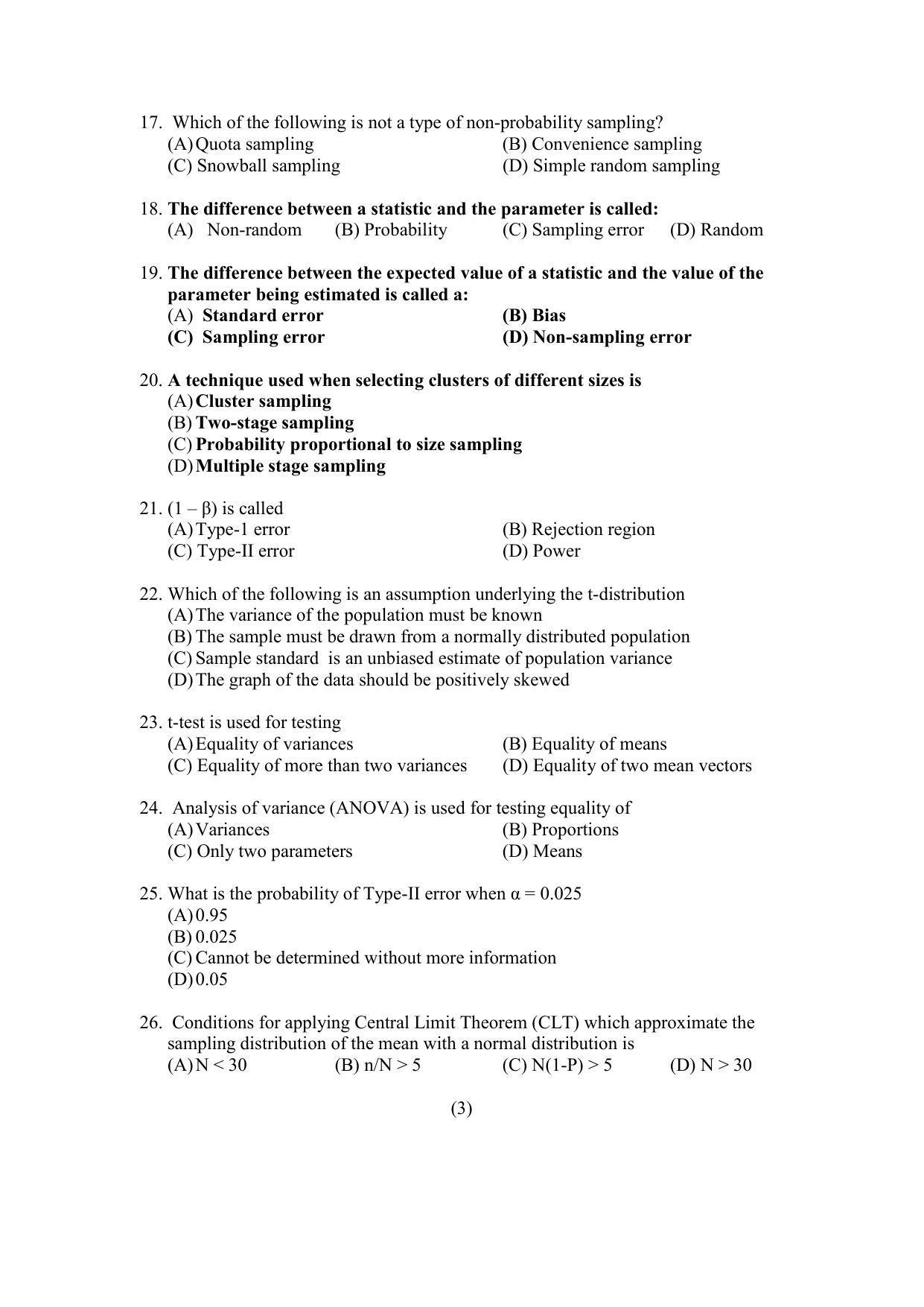 PU MPET Anthropology 2022 Question Papers - Page 62