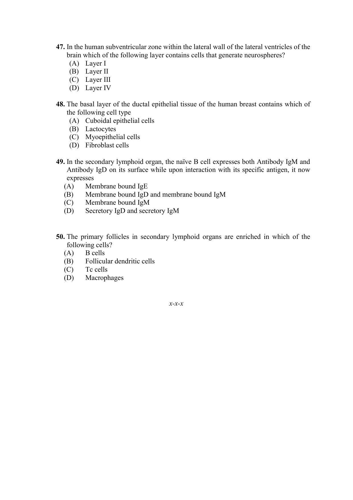 PU MPET Anthropology 2022 Question Papers - Page 73