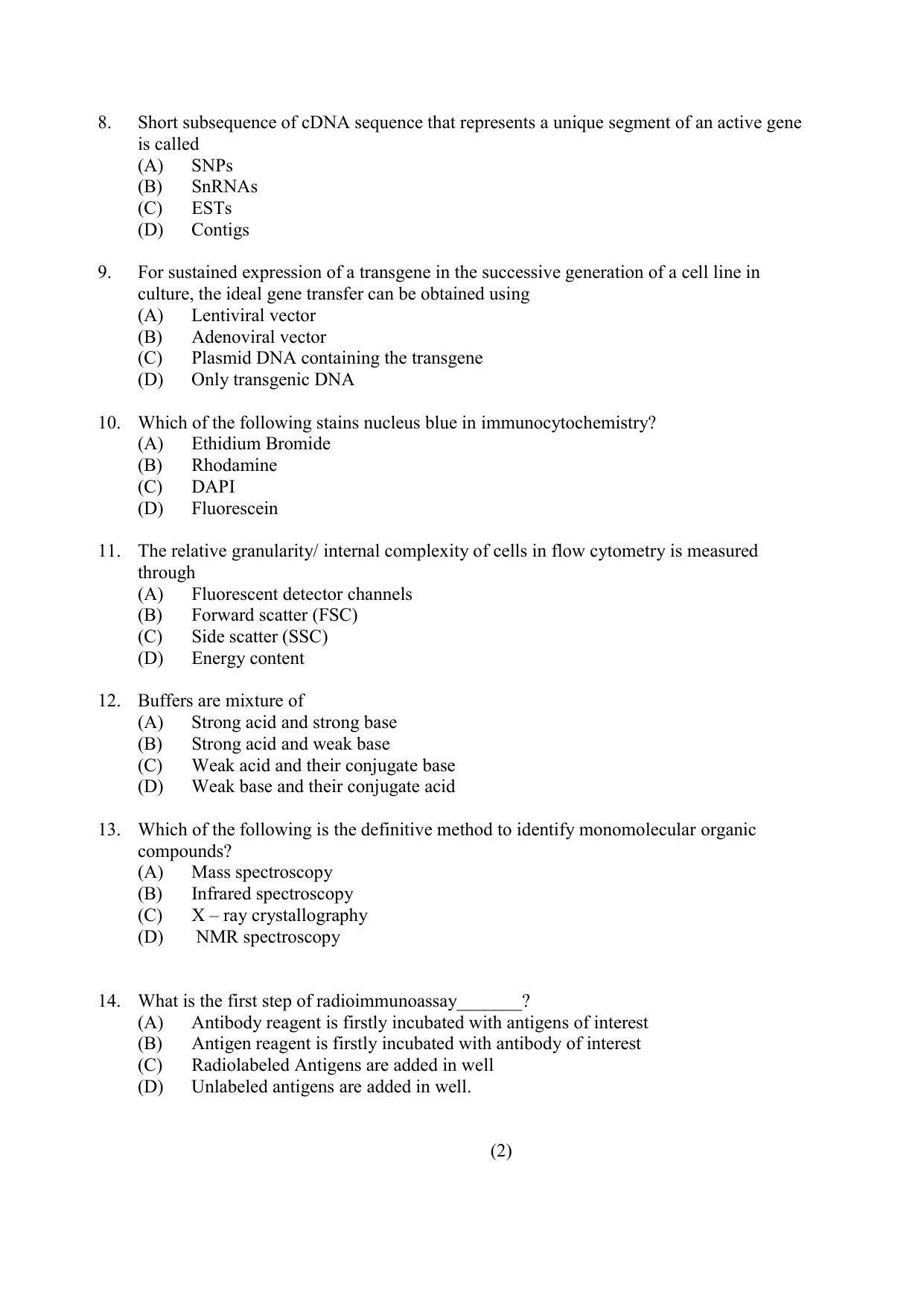PU MPET Anthropology 2022 Question Papers - Page 81