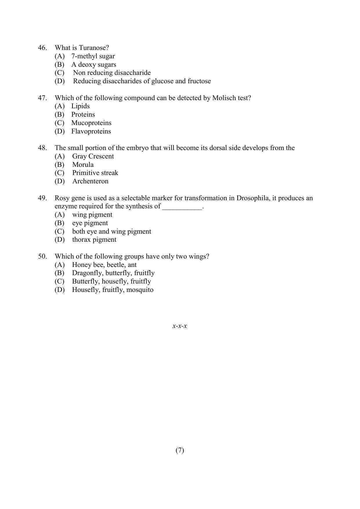 PU MPET Anthropology 2022 Question Papers - Page 86