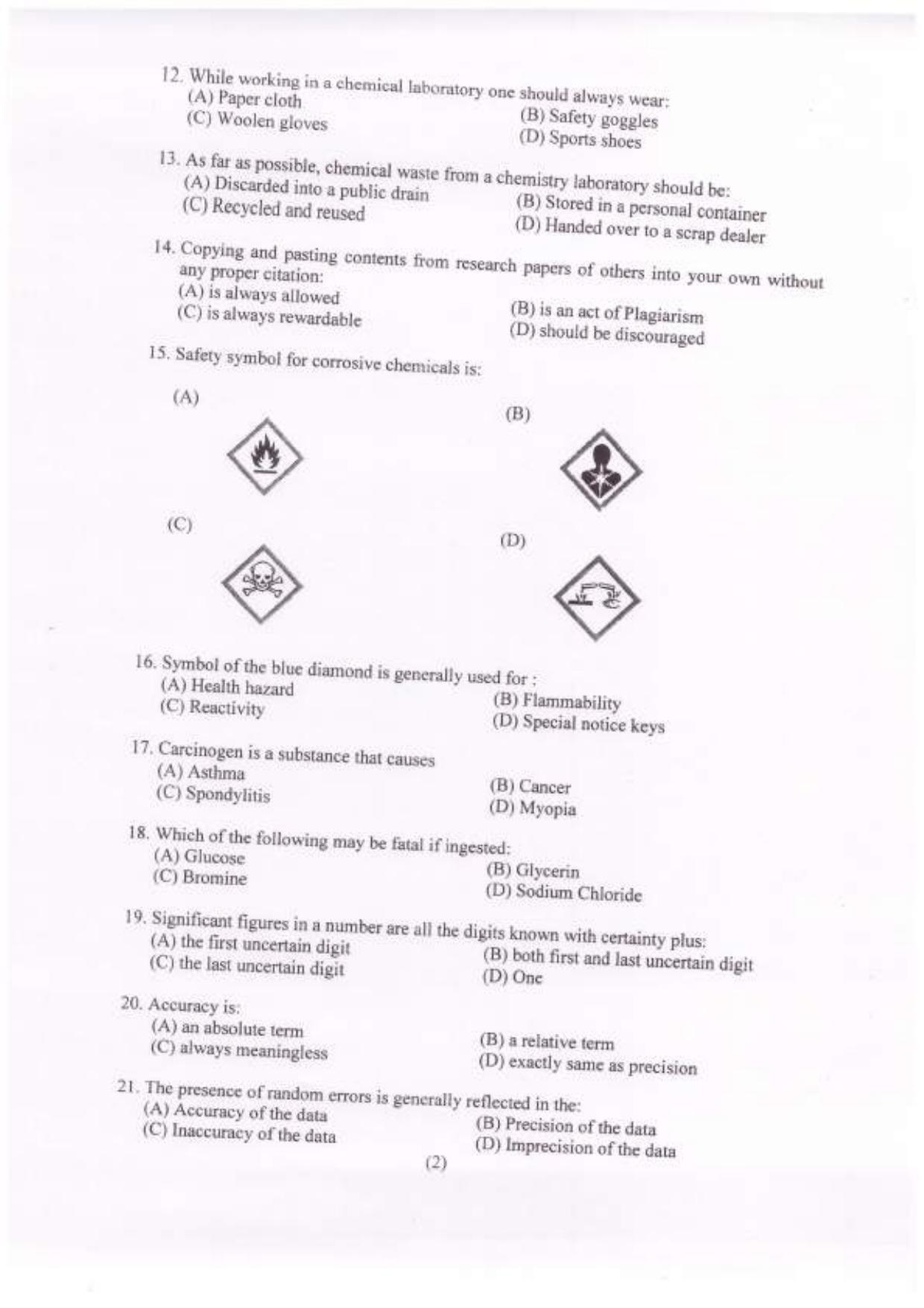 PU MPET Anthropology 2022 Question Papers - Page 89