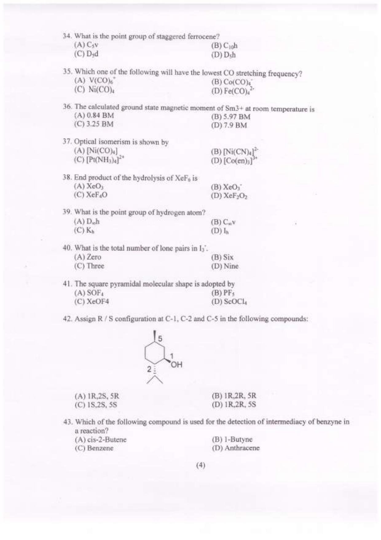 PU MPET Anthropology 2022 Question Papers - Page 91