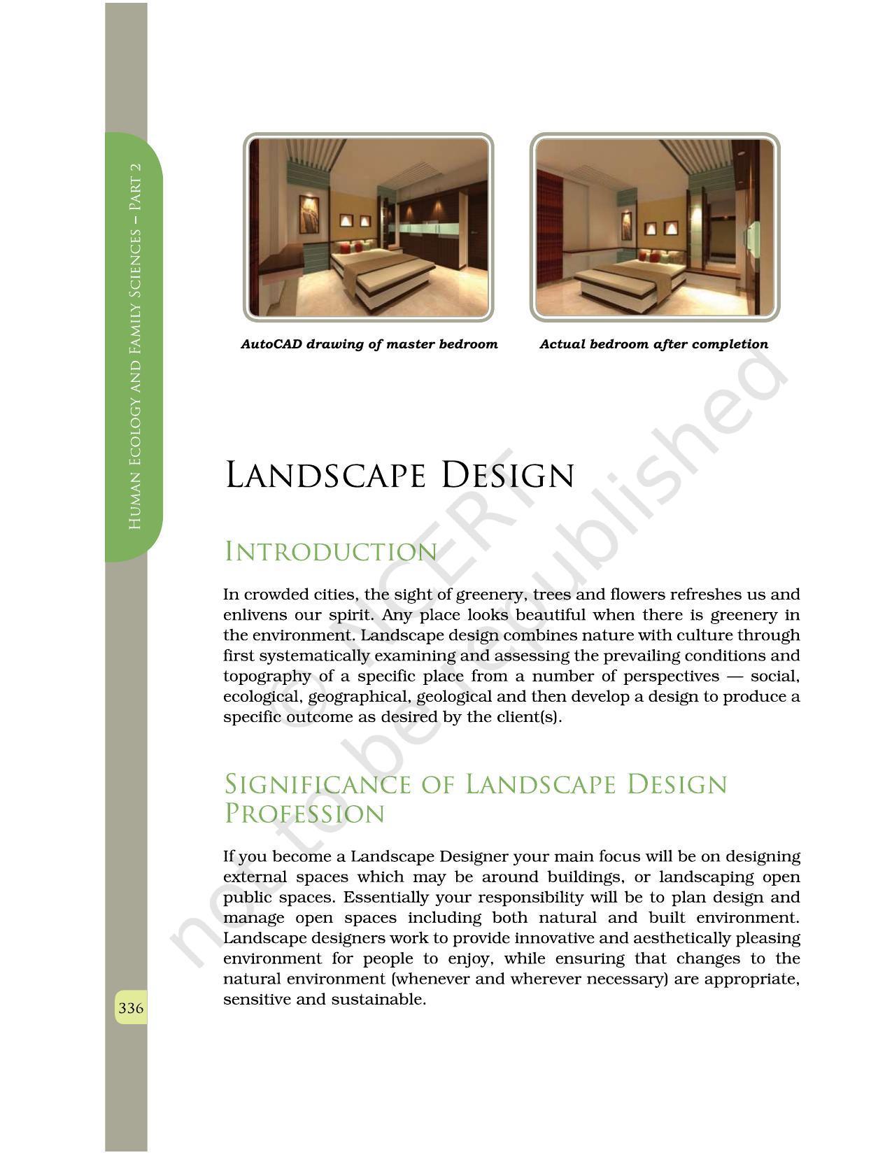 NCERT Book for Class 12 Home Science (Part -II) Chapter 18 Ergonomics and Designing of Interior and Exterior Spaces - Page 9