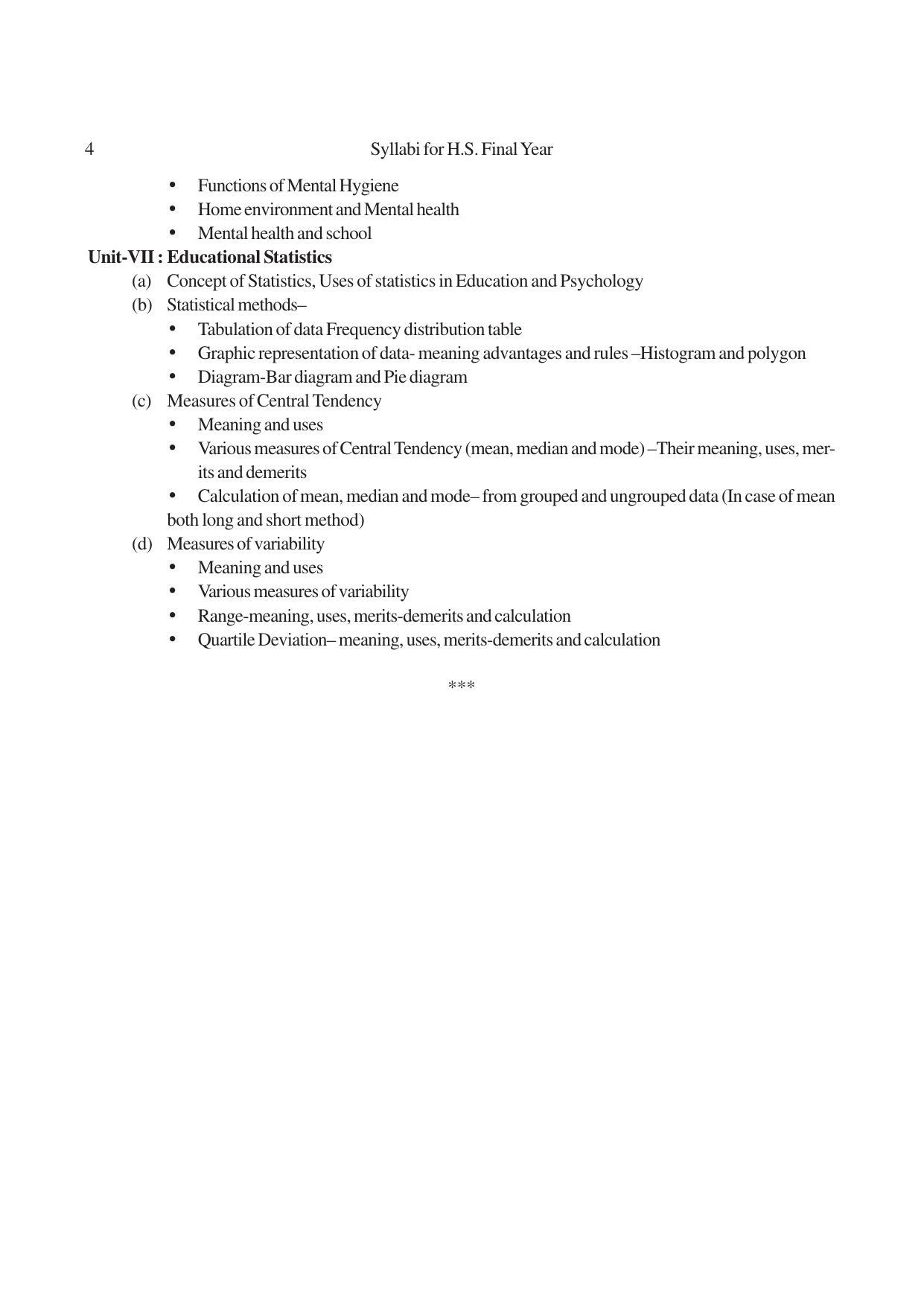 AHSEC 2nd Year Education Syllabus - Page 4