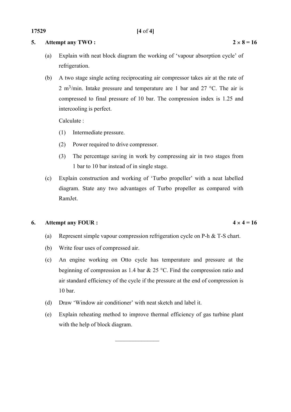MSBTE Winter Question Paper 2019 - Power Engineering - Page 4