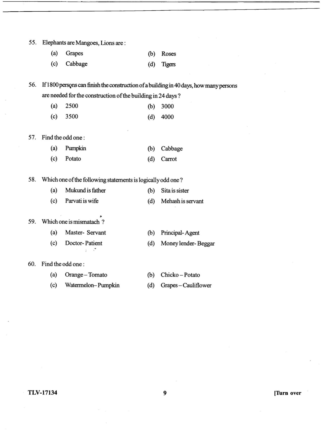 KUET 2023 B.A. L.L.B Question Paper - Page 60