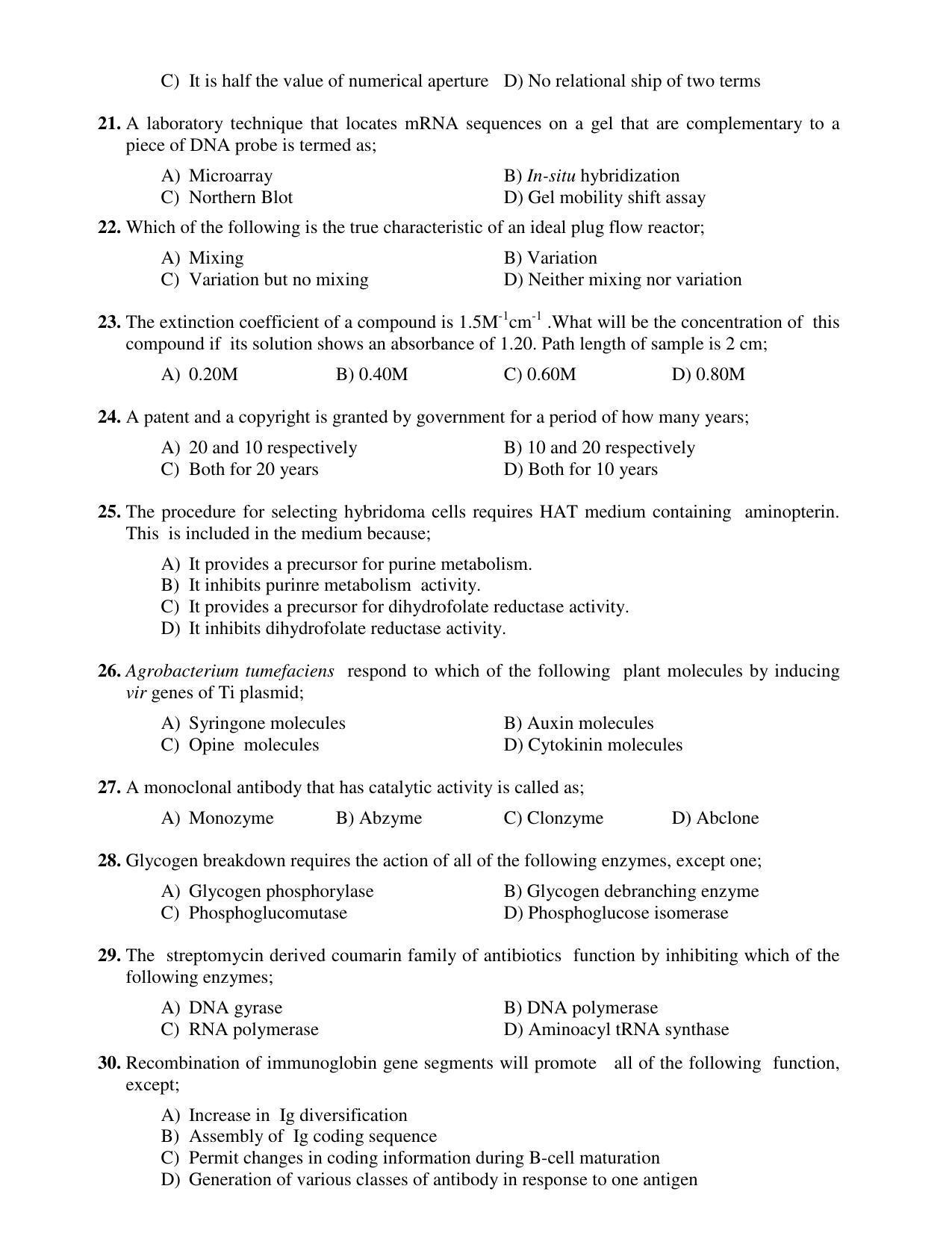PU MPET Applied Science 2019 Question Papers - Page 8