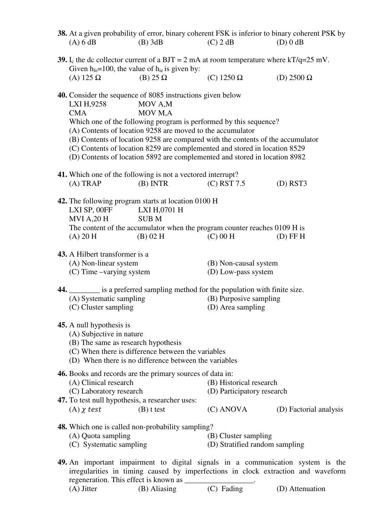 PU MPET Applied Science 2019 Question Papers - Page 34