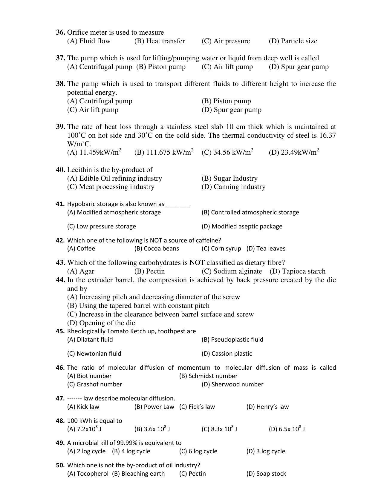 PU MPET Applied Science 2019 Question Papers - Page 39