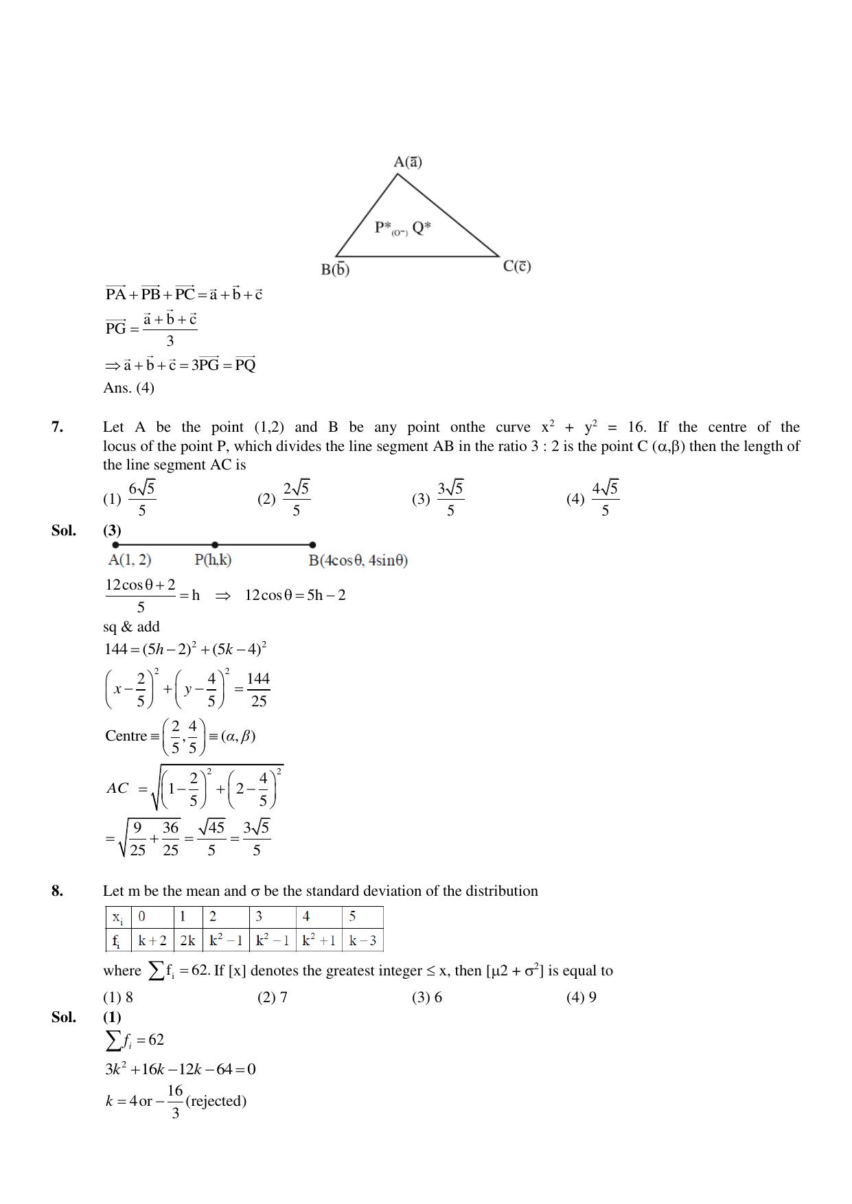 JEE Mains 2023: 10th April 2023 Shift-2 (Evening) Question Paper With Solution (April, Session-2)) - Page 3