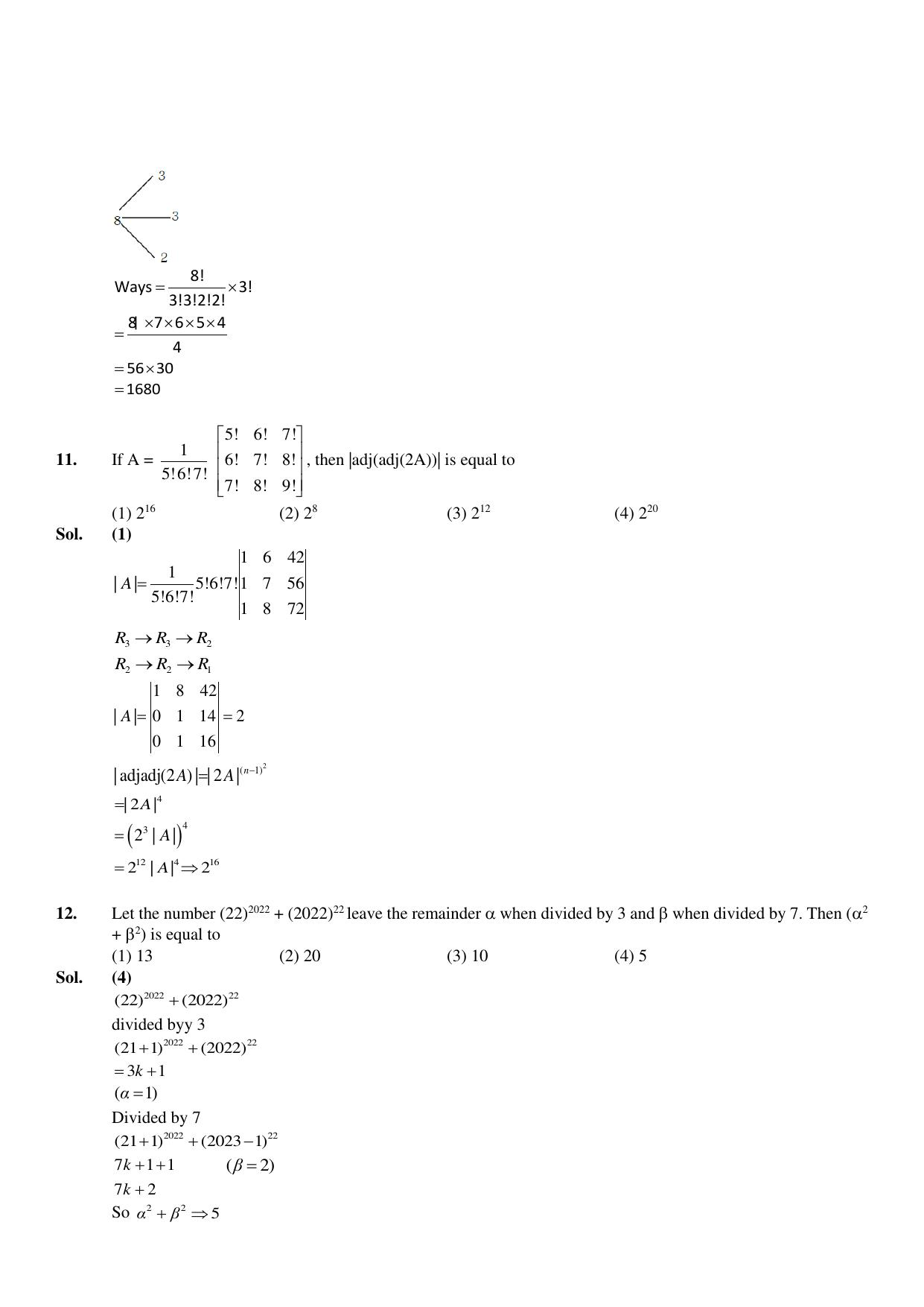 JEE Mains 2023: 10th April 2023 Shift-2 (Evening) Question Paper With Solution (April, Session-2)) - Page 5
