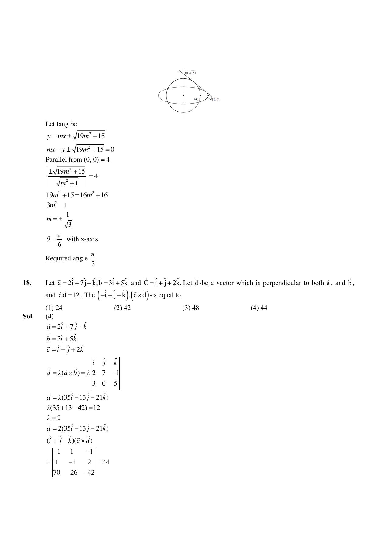 JEE Mains 2023: 10th April 2023 Shift-2 (Evening) Question Paper With Solution (April, Session-2)) - Page 8