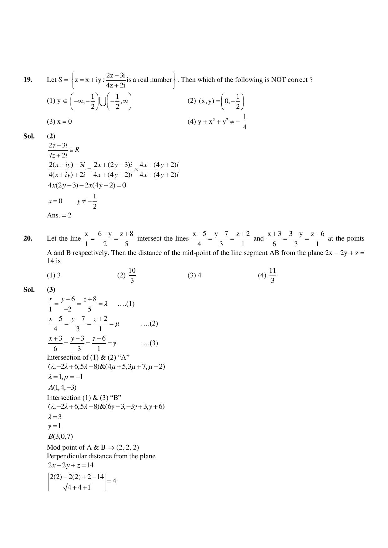 JEE Mains 2023: 10th April 2023 Shift-2 (Evening) Question Paper With Solution (April, Session-2)) - Page 9