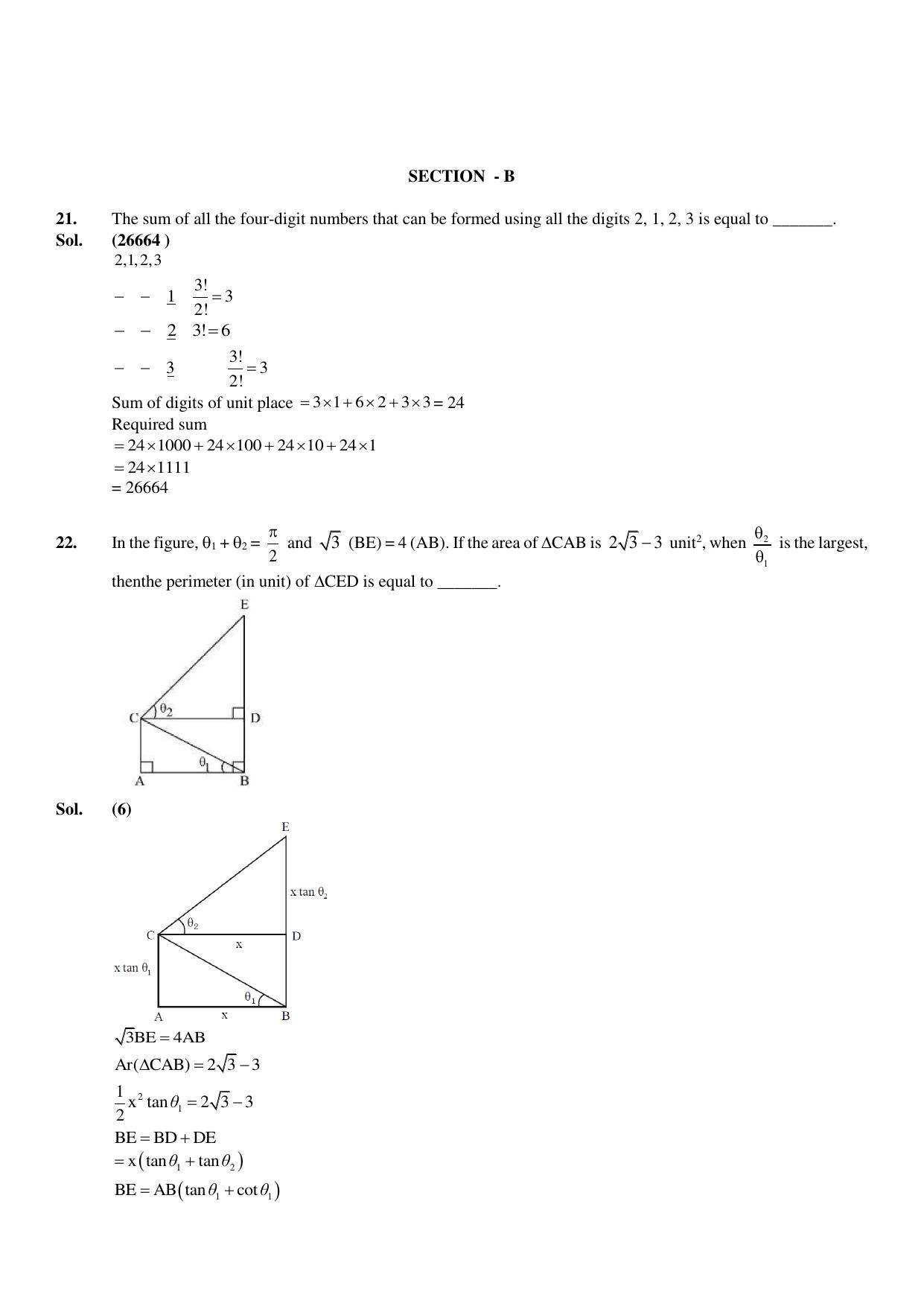 JEE Mains 2023: 10th April 2023 Shift-2 (Evening) Question Paper With Solution (April, Session-2)) - Page 10