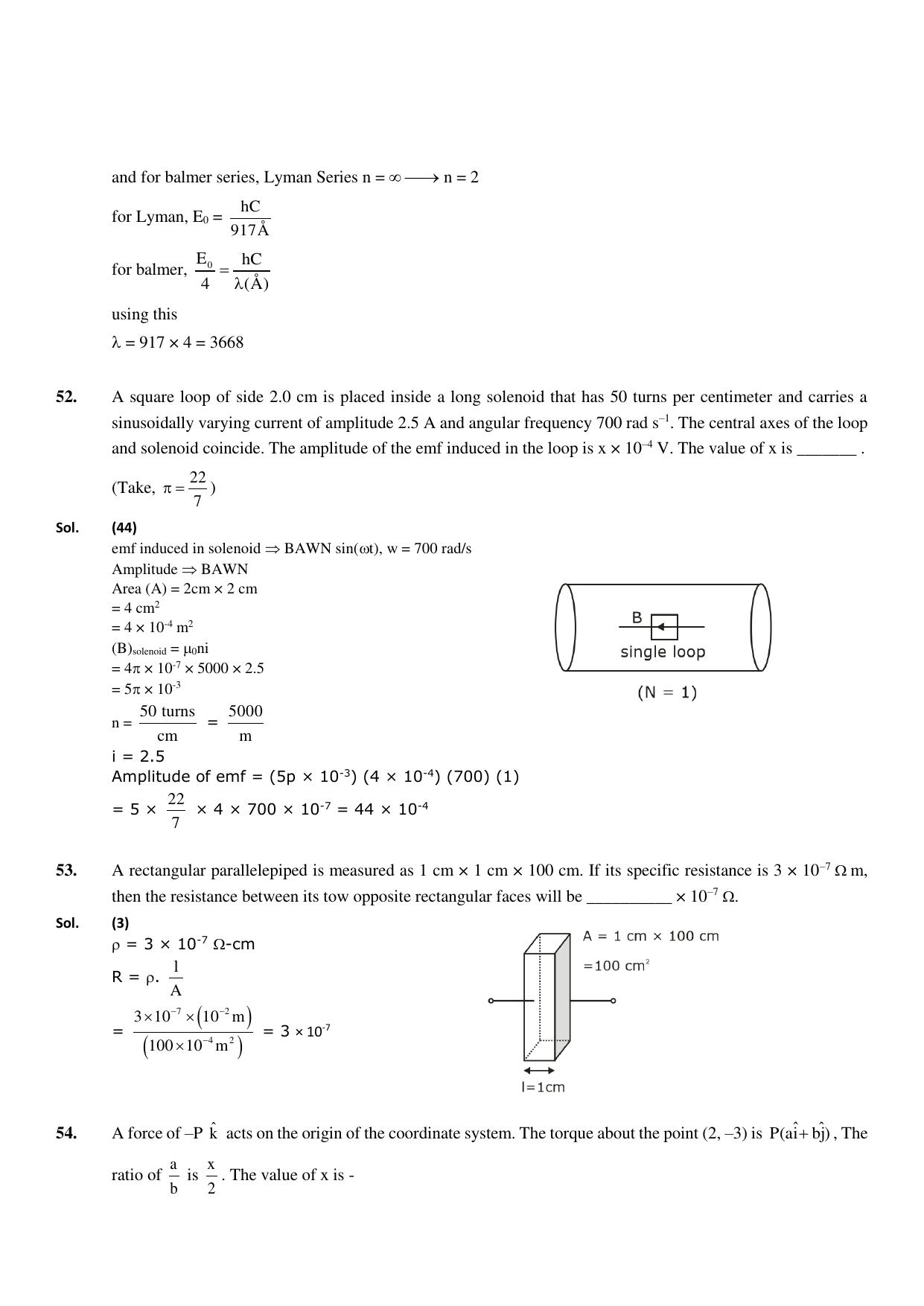 JEE Mains 2023: 10th April 2023 Shift-2 (Evening) Question Paper With Solution (April, Session-2)) - Page 25