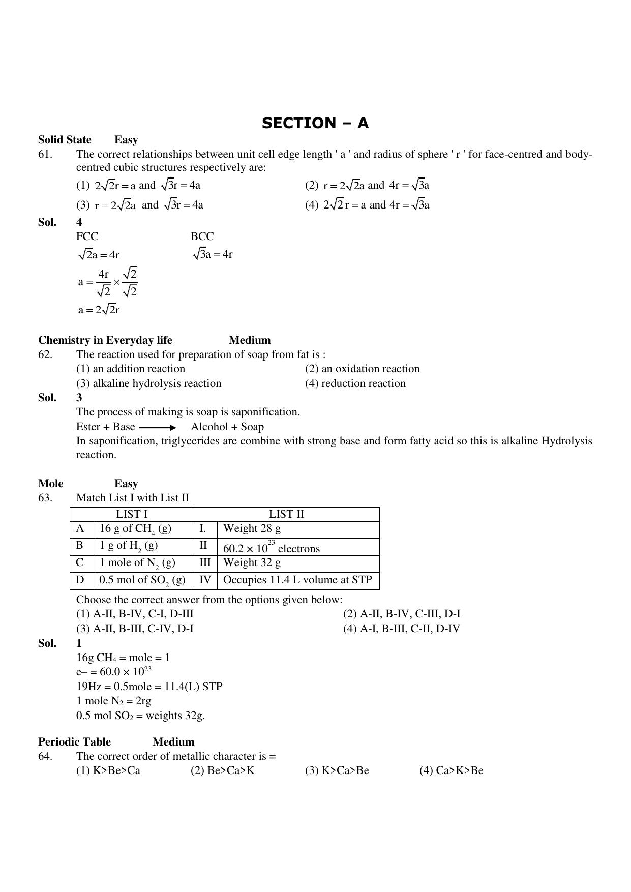 JEE Mains 2023: 10th April 2023 Shift-2 (Evening) Question Paper With Solution (April, Session-2)) - Page 30