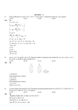 JEE Mains 2023: 10th April 2023 Shift-2 (Evening) Question Paper With Solution (April, Session-2))