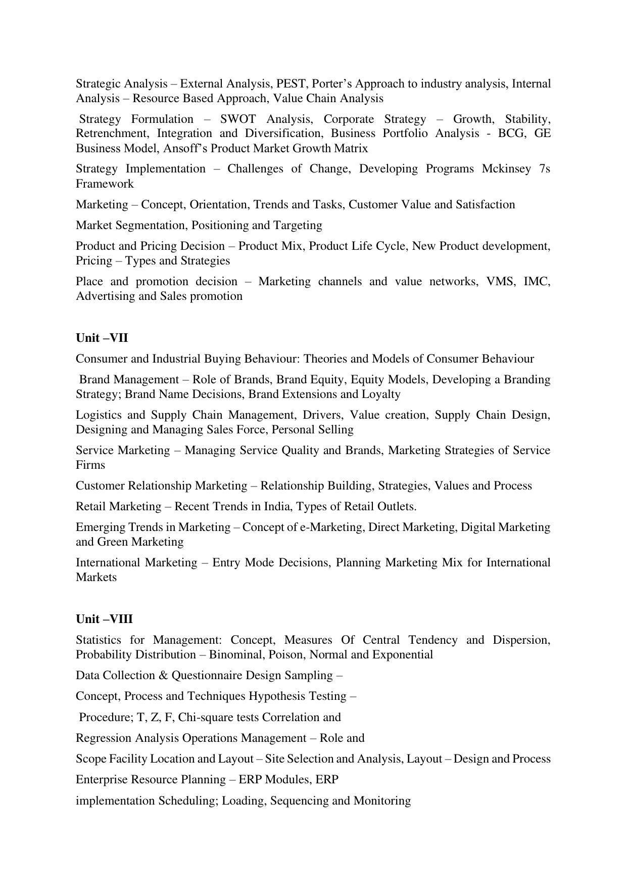 AP RCET Management Syllabus - Page 3