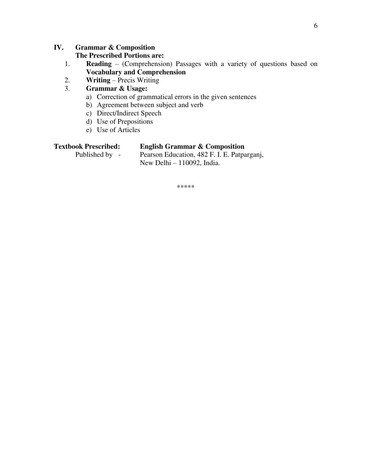 Meghalaya Board Class 11th Syllabus - Page 4