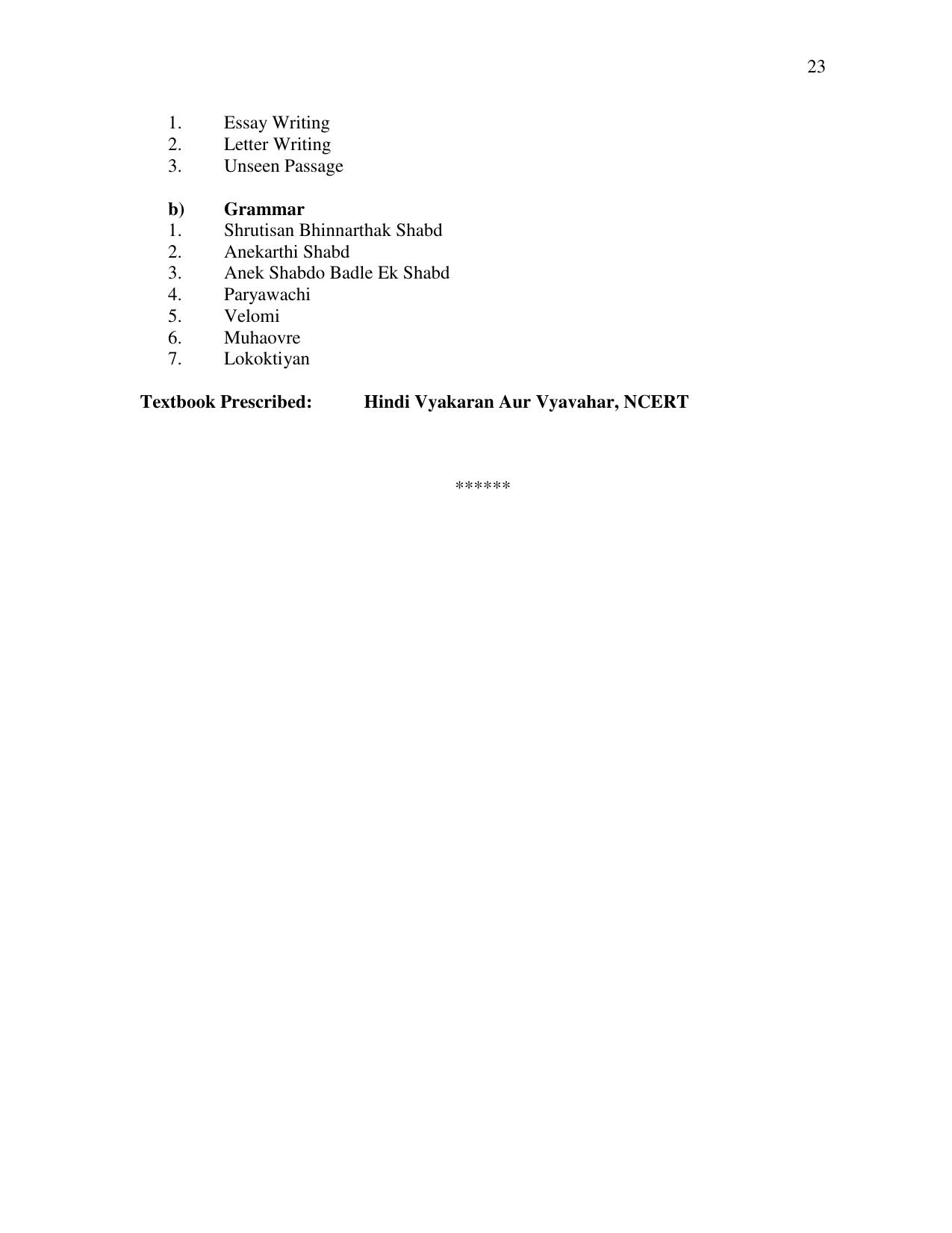 Meghalaya Board Class 11th Syllabus - Page 11
