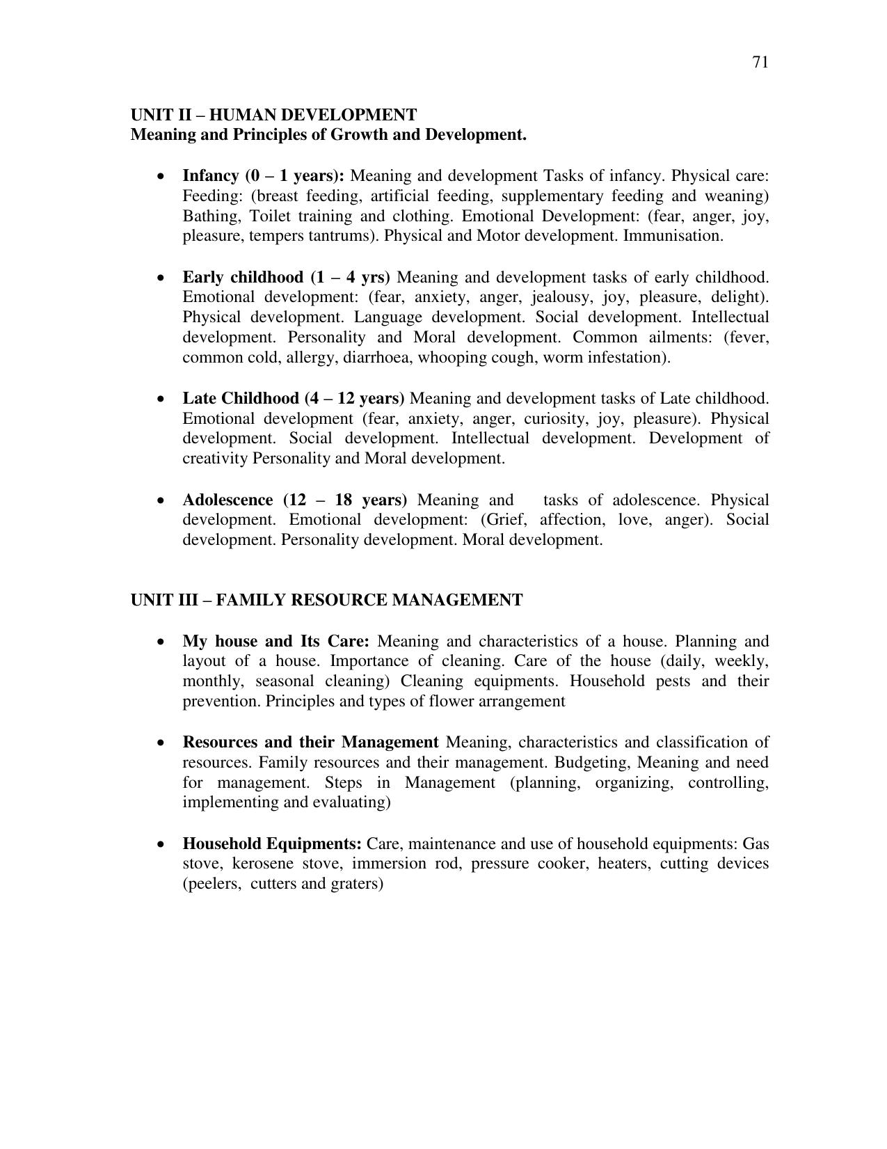 Meghalaya Board Class 11th Syllabus - Page 32