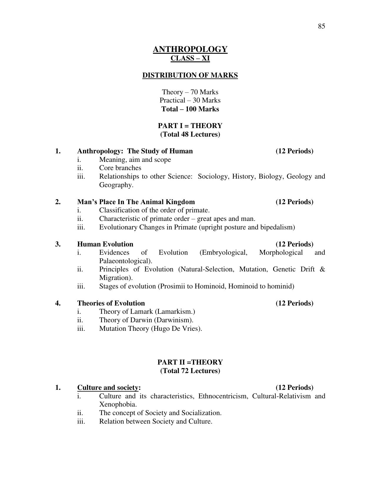 Meghalaya Board Class 11th Syllabus - Page 39