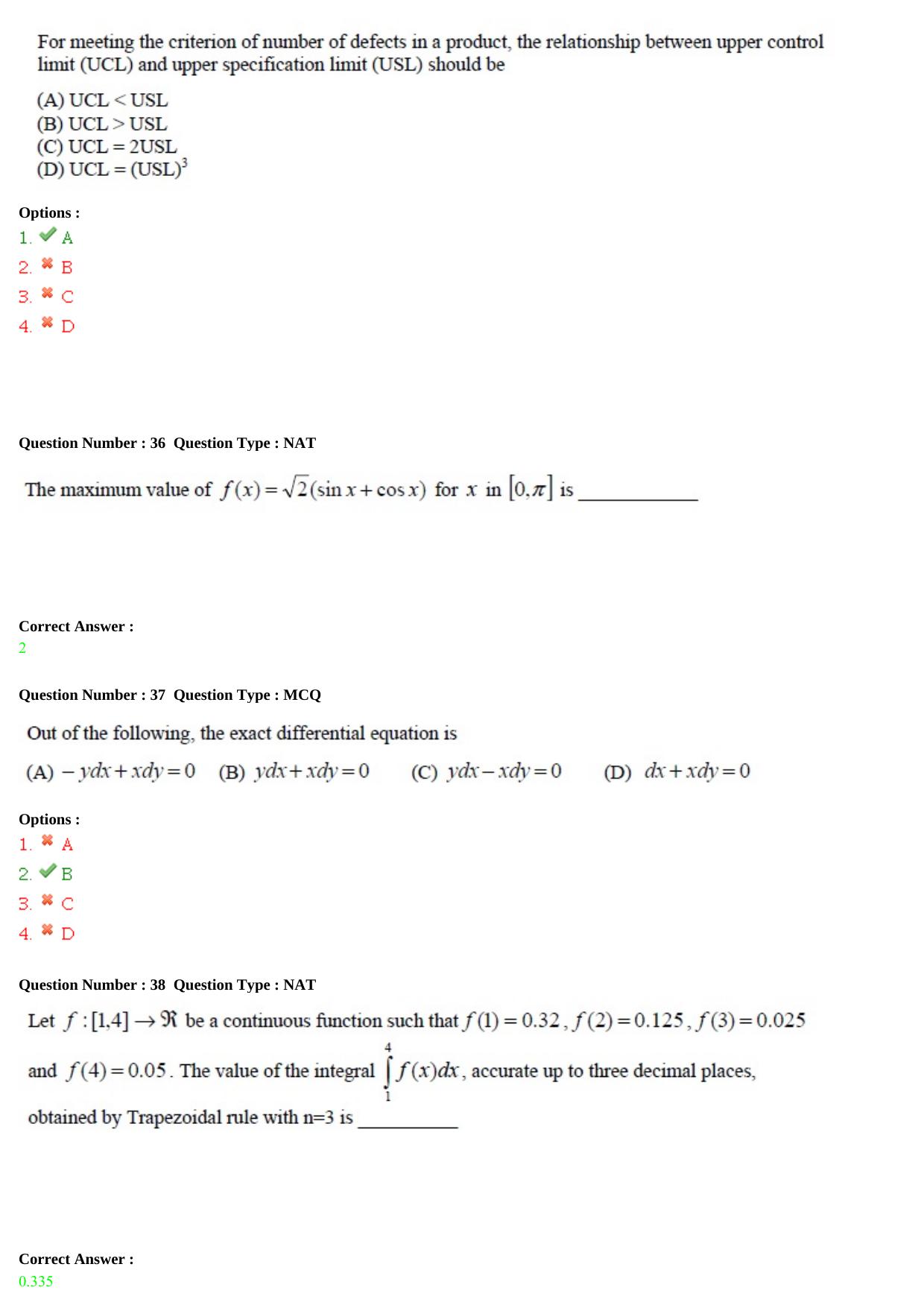 GATE 2015 Textile Engineering and Fibre Science (TF) Question Paper with Answer Key - Page 11