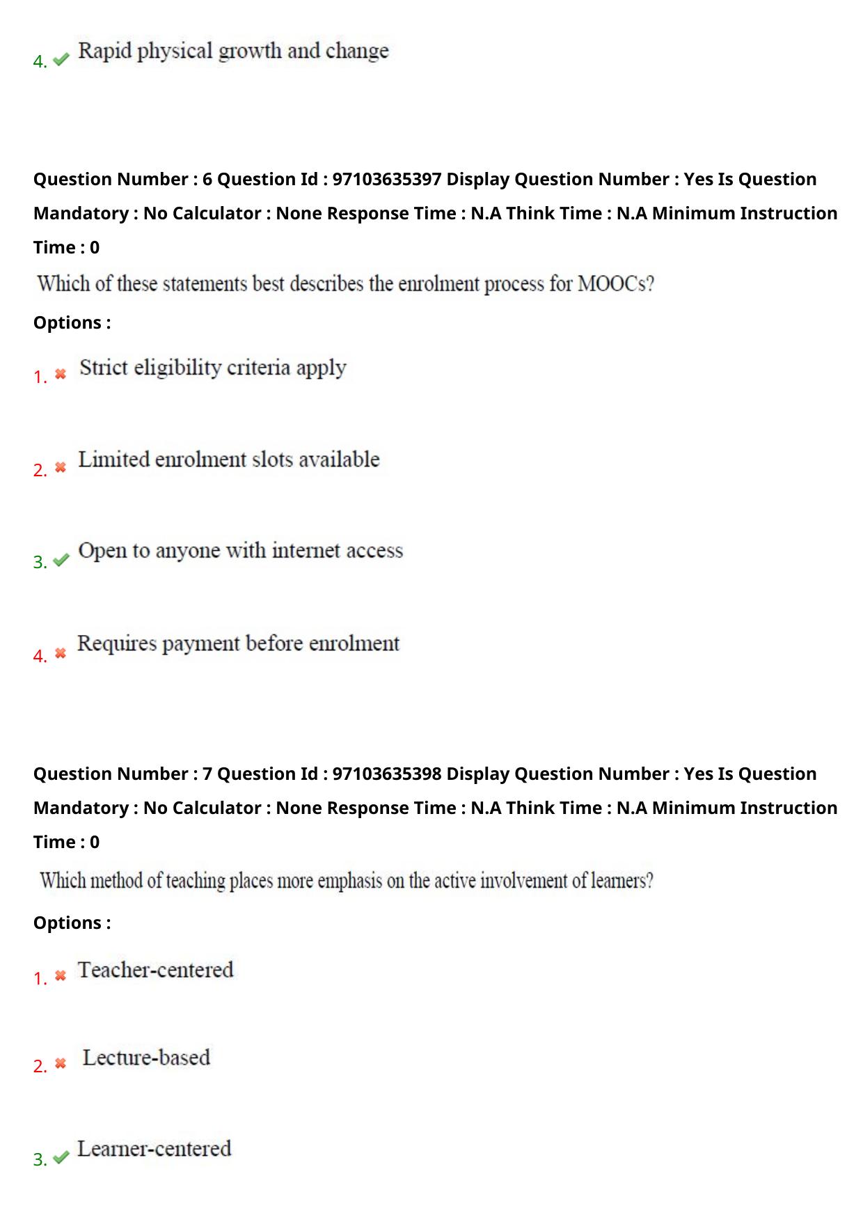 AP RCET 2024 Adult Education Question Paper (04-05-2024 (Saturday) Session-I) - Page 5