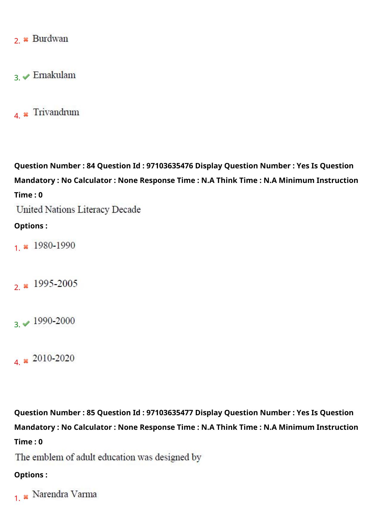 AP RCET 2024 Adult Education Question Paper (04-05-2024 (Saturday) Session-I) - Page 50