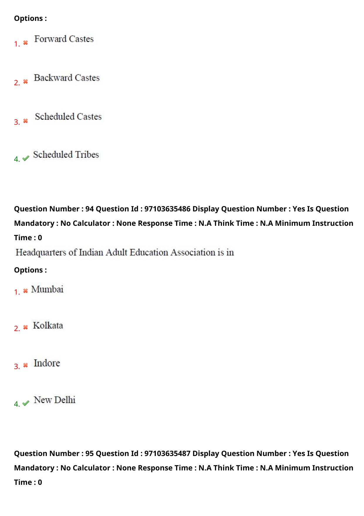 AP RCET 2024 Adult Education Question Paper (04-05-2024 (Saturday) Session-I) - Page 55
