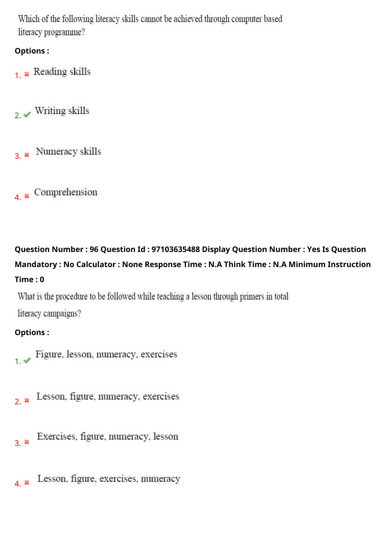 AP RCET 2024 Adult Education Question Paper (04-05-2024 (Saturday) Session-I) - Page 56