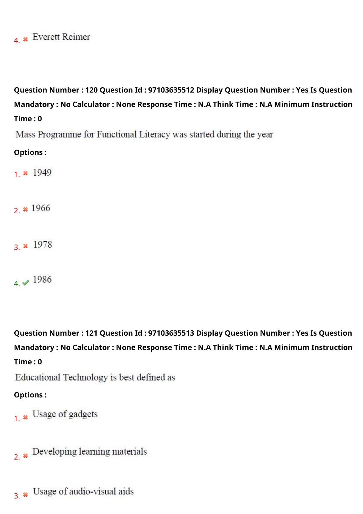 AP RCET 2024 Adult Education Question Paper (04-05-2024 (Saturday) Session-I) - Page 69