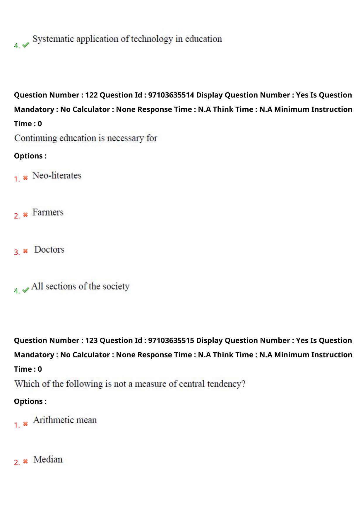 AP RCET 2024 Adult Education Question Paper (04-05-2024 (Saturday) Session-I) - Page 70