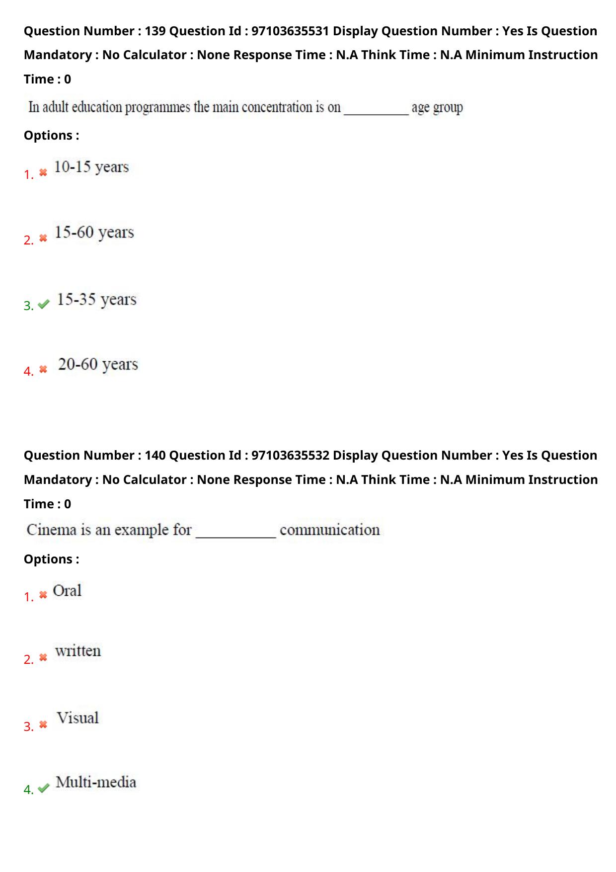 AP RCET 2024 Adult Education Question Paper (04-05-2024 (Saturday) Session-I) - Page 79